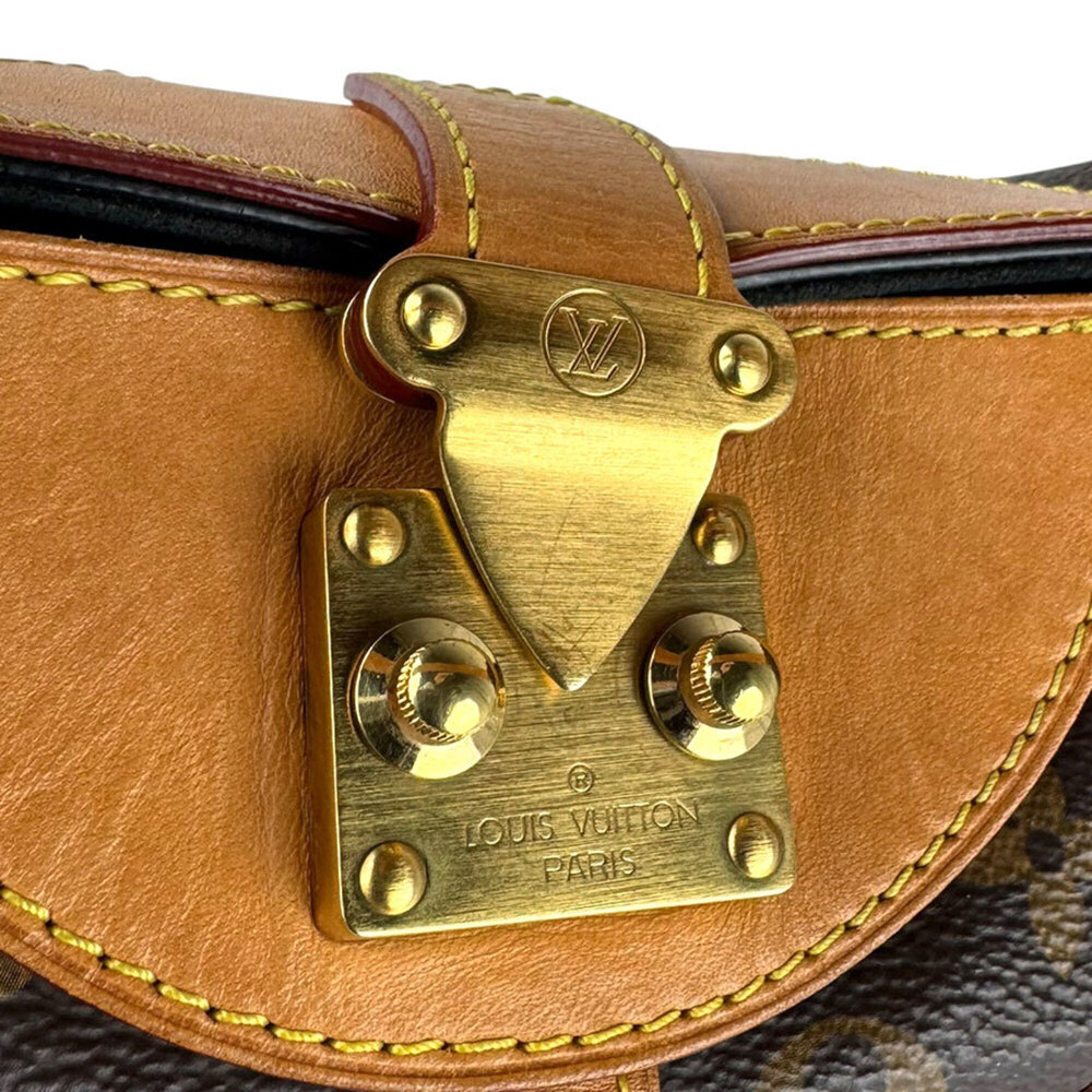 LOUIS VUITTON Brown Monogram Canvas Shoulder Bag - Picture 12 of 14